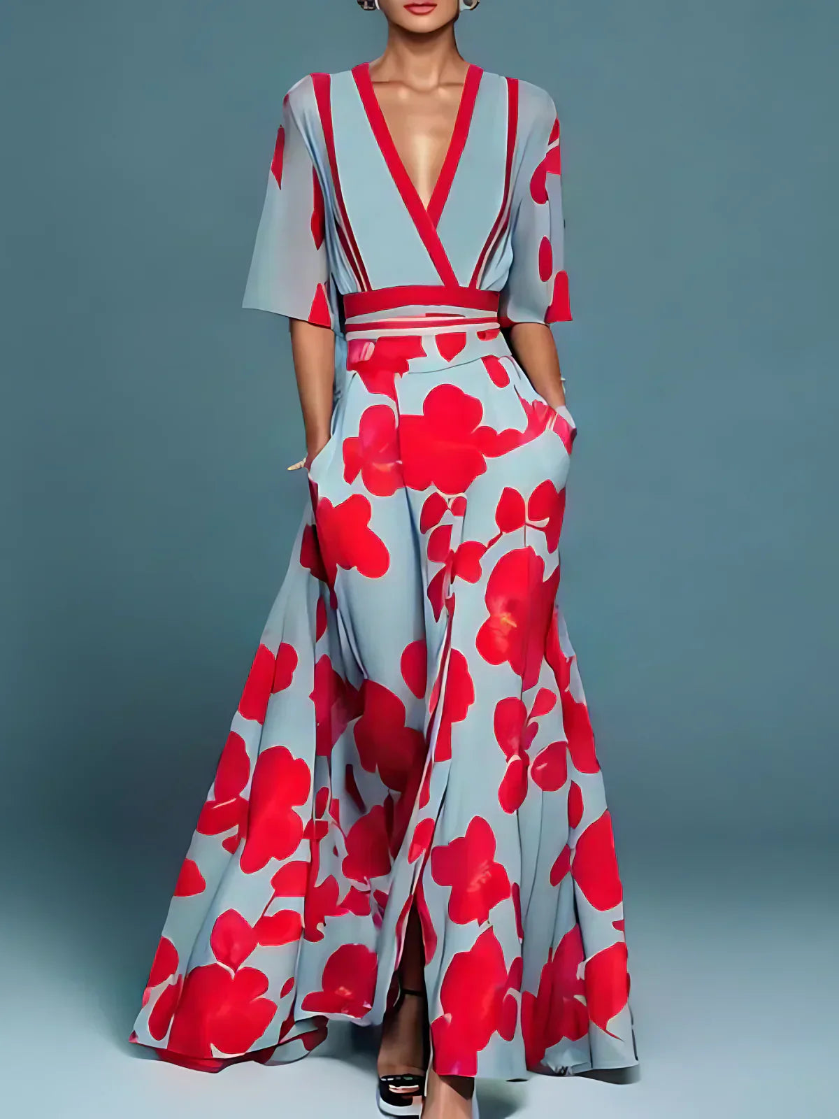 Lora| Elegante Bloemen Jurk
