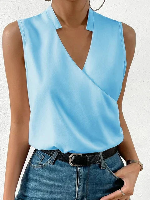 Talisha- Elegante wikkelblouse