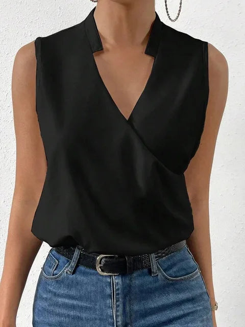 Talisha- Elegante wikkelblouse