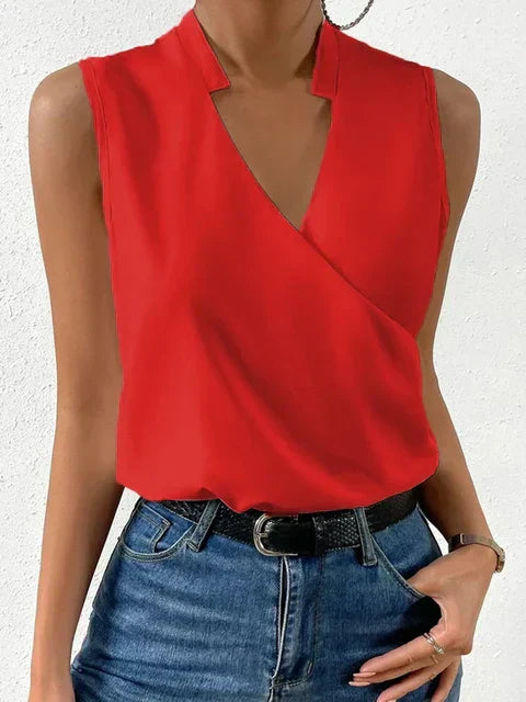 Talisha- Elegante wikkelblouse